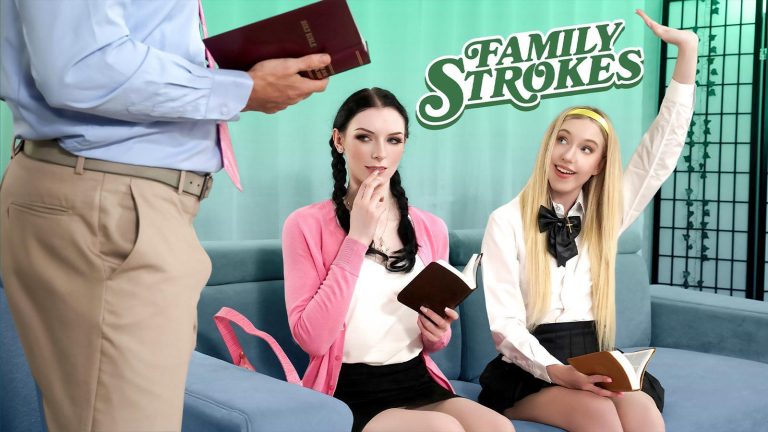 Bible Study – Celestina Blooms, Kallie Taylor – Family Strokes